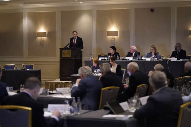 Mr Harris told delegates that, as the world becomes ever more competitive, they need to work together to help “grow the size of the pie” so everyone across the islands benefit.