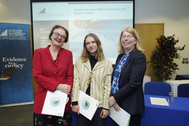 In Northern Ireland, 53% of working women work in those sectors while south of the border it is around 43%, she said.