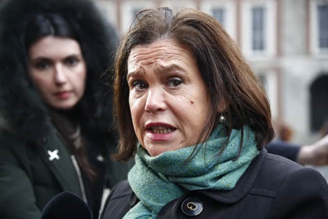 Asked where Mr Harris was for the Dail sitting, Government chief whip Hildegarde Naughton replied: “The Taoiseach is not available to take Leaders’ Questions today because he’s speaking with the UK Prime Minister.”