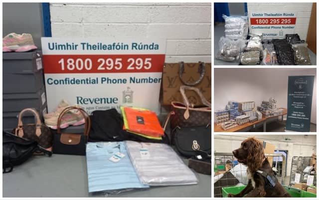 Revenue officers seized contraband worth almost €500,000 at locations in Dublin and Galway