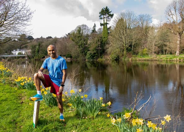 Kannan Natchimuthu, who is taking part in the London Marathon next month