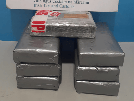 According to Revenue, the drugs, which were seized on Monday, have an estimated street value of €546,000.
