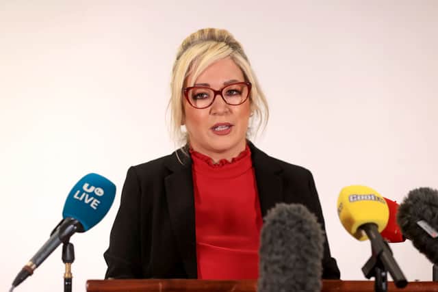 Mr Varadkar made the comments to reporters ahead of a black-tie gala in Washington DC, where Sinn Fein vice-president and Northern Ireland First Minister Michelle O’Neill will address attendees.