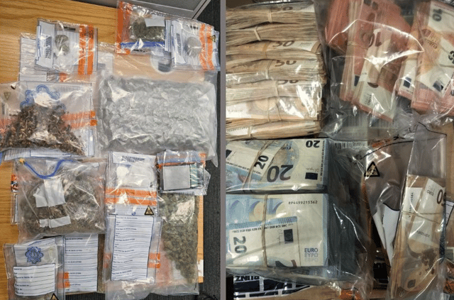 Some of the items seized by gardai | PICTURE: Facebook/An Garda Siochana