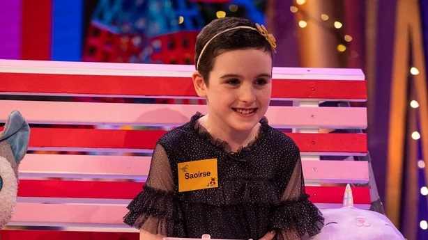 Saoirse Ruane pictured during her appearance on the Toy Show in 2020