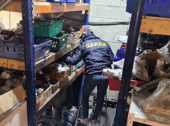 Three premises in Ireland were searched during the day of action | PICTURE: Lithuanian Criminal Police Bureau