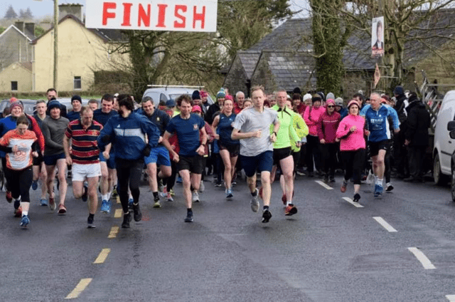 The walk/run takes place in Labasheeda on Sunday, March 3. Pictured are some of last year's particpants