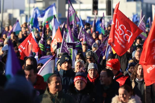 The UK Government has offered a £3.3 billion financial package, including a sum to settle public sector pay claims, but it was dependent on the return of the powersharing institutions.