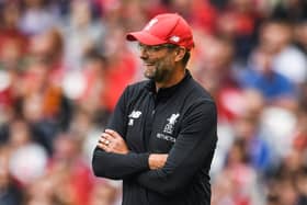 Liverpool manager Jurgen Klopp during the International Club soccer match between Liverpool and Athletic Bilbao at the Aviva Stadium in Dublin. Photo by Eóin Noonan/Sportsfile