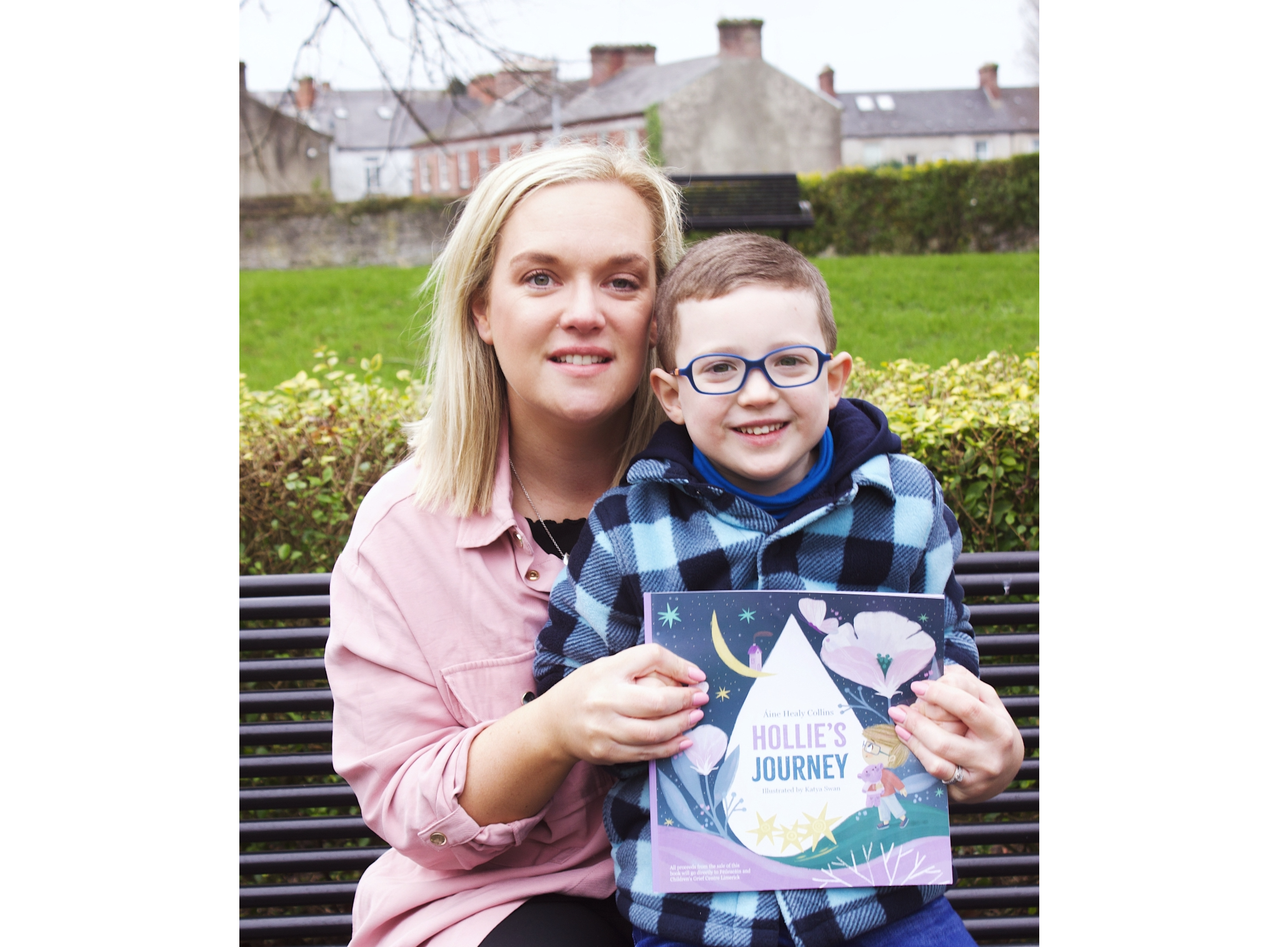 Áine Healy Collins with her son, Kai, pictured in the People's Park | PICTURE: Manon Gilbart