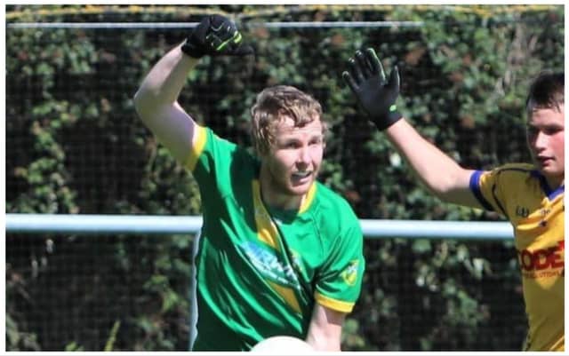 The late Neil Davoren in action for his club