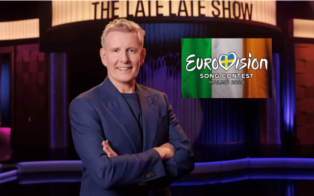 Patrick Kielty will host a Eurosong edition of The Late Late Show next week (January 26).