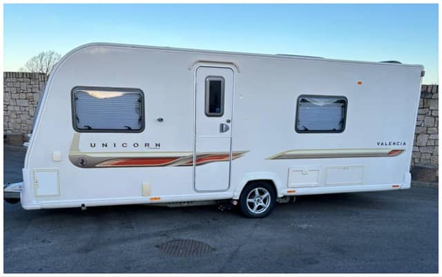 One of the caravans recovered | PICTURE: An Garda Síochána