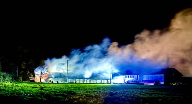 Gardaí are investigating a fire at a former school in Fethard, Co Tipperary, as a possible arson case | PICTURE: McCarthys of Fethard (via Facebook)