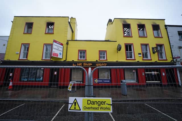 On Friday, a protest was held outside a hotel in Ballinrobe in Co Mayo over plans to use the premises to house 50 adult male asylum seekers.