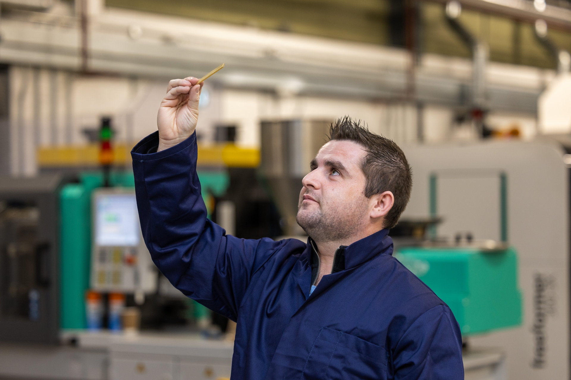 Award winner Aaron Maloney in the Applied Polymer Technology (APT) laboratory, TUS Athlone. PICTURE: Nathan Cafolla