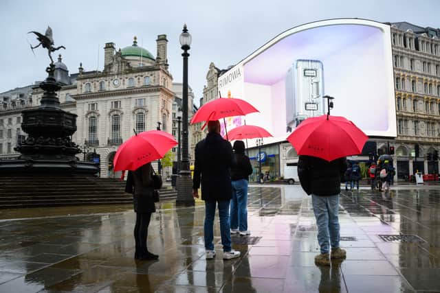 Separate rain warnings also cover Northern Ireland until 7pm on Saturday and parts of southern Scotland until 9pm.