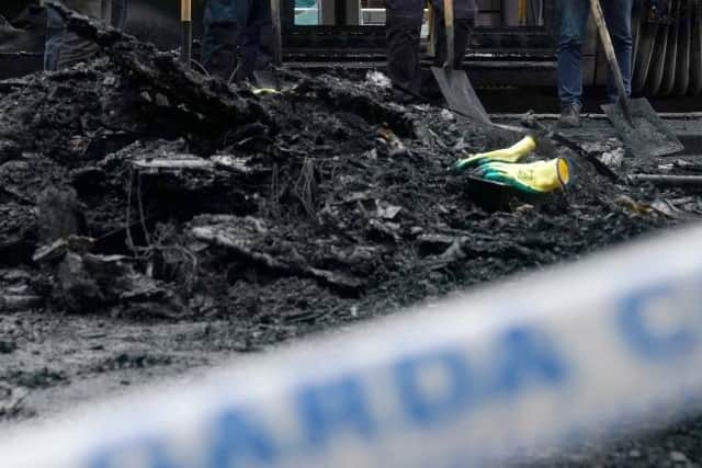 The violence flared after a knife attack on three schoolchildren and their care assistant outside a school in the north inner city of Dublin at about lunchtime on Thursday.
