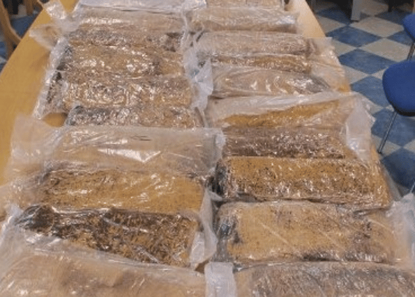 Photographs of the drugs seized in Cavan have been released by gardai