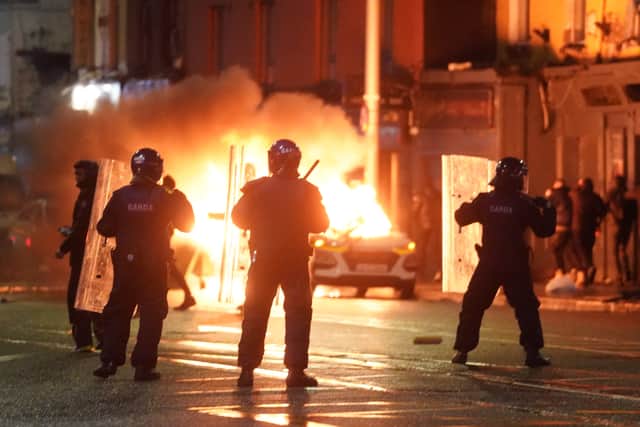 She said she has allocated an additional 4.4 million euros (£3.8 million) for the purchase of 95 extra Garda cars and vans by the end of this year, including 17 high-visibility public order Garda vans.