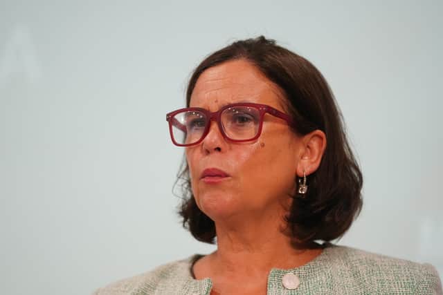 Meanwhile, Sinn Fein leader Mary Lou McDonald said Mr Varadkar’s position on violence in the Middle East is “crystal clear”.