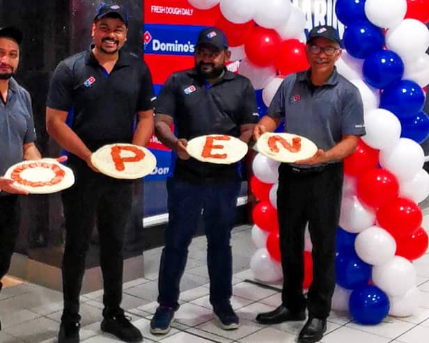Staff at the newly opened Dominos in Shannon Town Centre