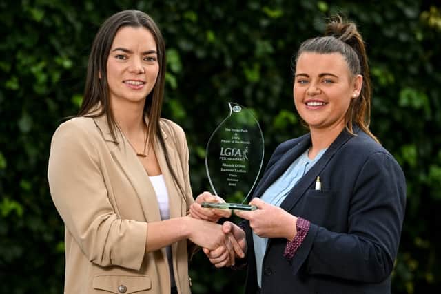 Banner Ladies ran out 3-17 to 4-13 winners after extra-time in a thrilling encounter at Cusack Park, Ennis, and Niamh contributed a remarkable tally of 3-6 from play on the day.