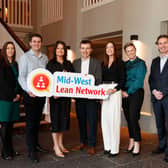 Helen Downes, CEO, Shannon Chamber (centre) pictured at the Mid-West Lean Network conference | Picture: Eamon Ward