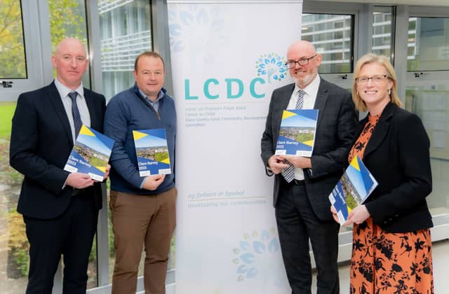 Jason Murphy, Clare County Council; Brendan Boyce, Clare County Council; Paul Patton, Chairperson of Clare LCDC and Bernadette Haugh, Clare County Council | PICTURE: Paul Corey