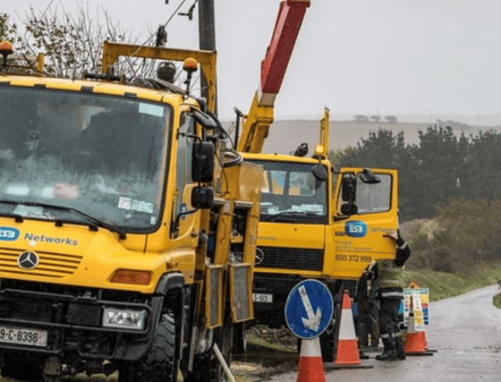 More than 2,000 of homes and businesses in County Clare are without electricity this Monday | FILE PHOTO