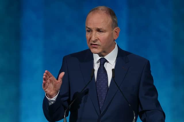 Mr Varadkar replied: “This is not the same as Ukraine and an investigation is already underway in relation to potential war crimes.”