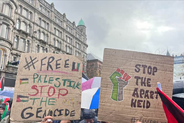 “Unfortunately, Israel is continuing with this unhinged project of eliminating all of us and perhaps if I were not among you today, there is high possibility you would not see me today as my area was completely destroyed and levelled to the ground.”
