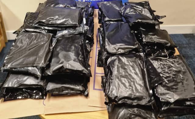 Over 20kg of drugs were seized in Dublin | PICTURE: An Garda Síochána Facebook