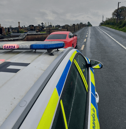 Driver in Longford caught speeding and positive for drugs | PICTURE: An Garda Síochána Twitter