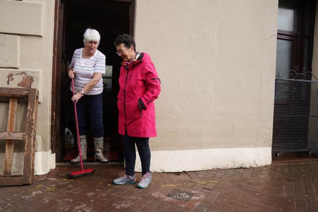 “The majority of the businesses (in Midleton) are severely damaged or destroyed, so this is on a scale that we haven’t seen in recent times, and so the response will have to be of a different nature and a different magnitude.”