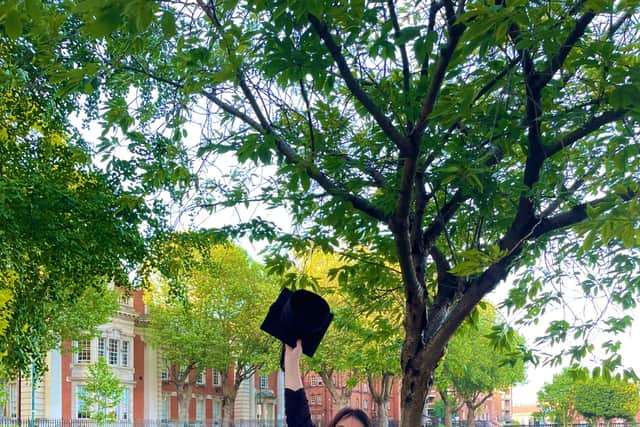 "Realistically, given your track record, you'll fail and drop out of college, leaving me to pay for your bad choices and lifestyle," the person on social media said.