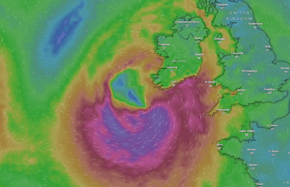 Met Éireann extends Storm Agnes orange warnings to more counties