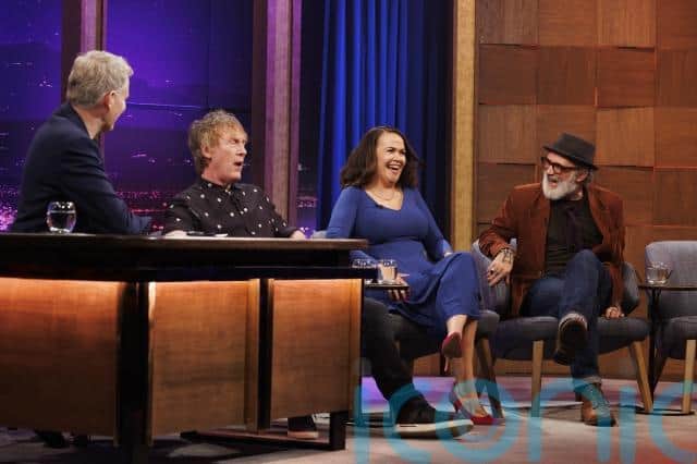 In his opening monologue for the show, Kielty joked about the crisis rocking Ireland’s national broadcaster over the summer.