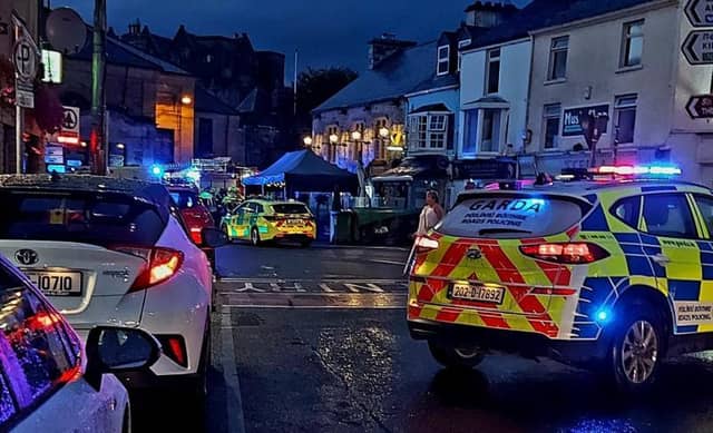 The incident in Donegal Town (Picture: DonegalLive.ie)