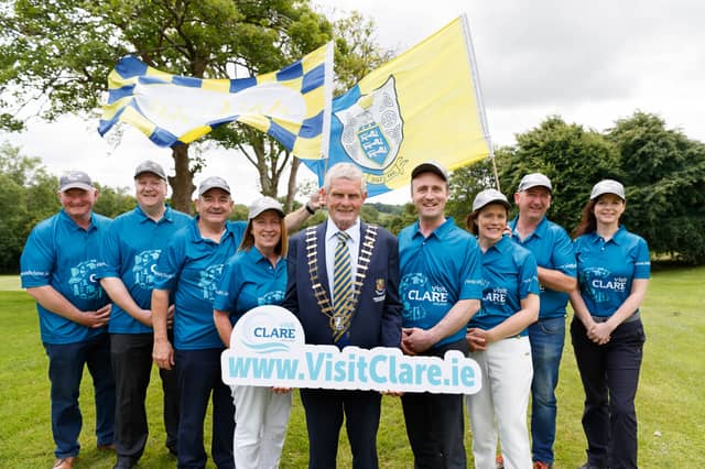 L-R: Cllr Pat Hayes; Seán Lally, Cllr Tony O’Brien, Siobhan King, Joe Cooney Cathaoirleach, Leonard Cleary, Joan Tarmey, Cllr Paul Murphy and Melanie Lennon