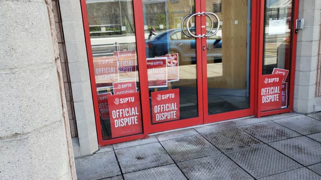 Picket line signs set to be left aside.
