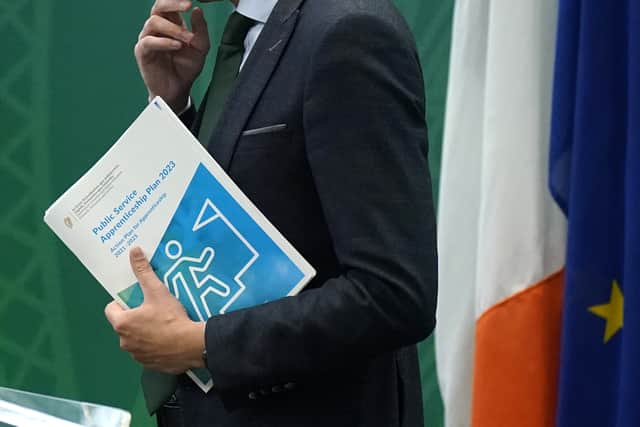 Among the apprenticeship programmes which are of interest to public service organisations but still in development are architecture technicians and firefighters, and among the possible programmes are housing services managers and entry-level ombudsman investigators.