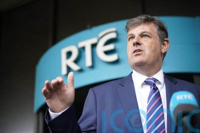 At a protest held outside RTE offices on Wednesday, staff expressed concern that the fallout from the controversy could lead to a drop in commercial revenues from advertising and fewer people paying the obligatory TV licence fee.