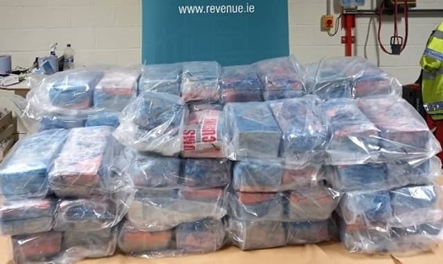 The seizure was made at Rosslare Europort