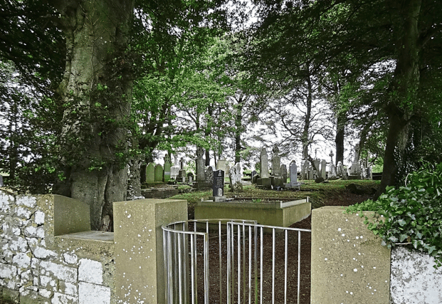Historic Athenacey cemetery in Elton