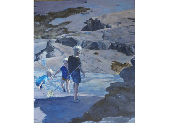 ‘Rock Pools and Fishing Nets’ by Rita Linney