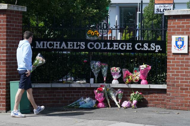 The two students had attended the Dublin school and completed their Leaving Certificate exams last month.