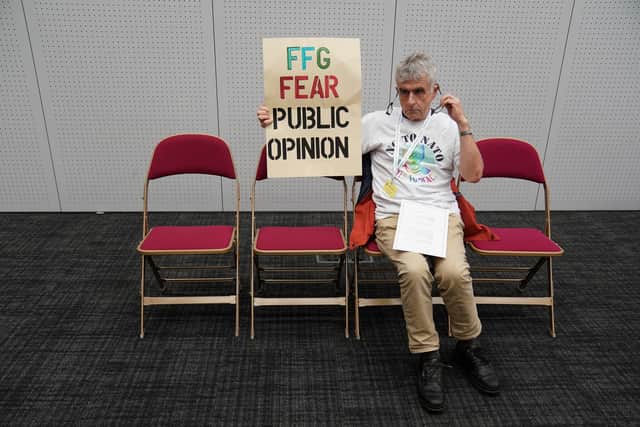 He said there were some who “simply want to disrupt” and shut down the forum.