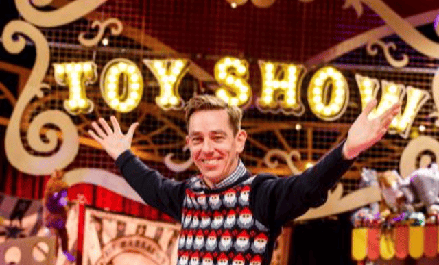 Former host Ryan Tubridy presenting the Late Late Toy Show