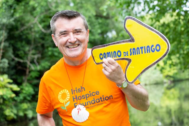 Martin King, supporting this year's IHF Camino Challenge